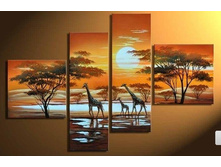 The-African-Impression--100-Handmade-Modern-Landscape-Oil-Painting-On-Canvas-Large-Wall-Art-Top-4.jpg