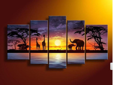 The-African-Impression--100-Handmade-Modern-Landscape-Canvas-Painting-Large-Wall-Art-Top-Home-Decoration.jpg