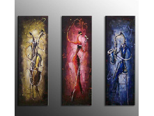 The-Musicians-Free-Shipping--100-Handpainted-Modern-Oil-Painting-Canvas-Art-Top-Home-Decoration-JYJLV186.jpg