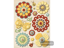 �������� Wild Saffron Felt Flowers, 155+%