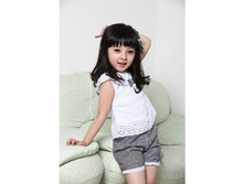 http://www.aliexpress.com/item/Kids-Clothing-Set-Lace-Children-Girl-Clothes-Set-T-Shirt-And-Lattice-shorts-Pants-2-Colors/788898770.html