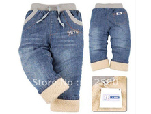 http://www.aliexpress.com/item/Wholesale-new-5pcs-lot-brands-thick-cashmere-cotton-kid-jeans-winter-suit-Boy-Girl-children-jeans/630059459.html