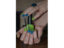 Misa Good to be Green + OPI Suzi Says Feng Shui.JPG