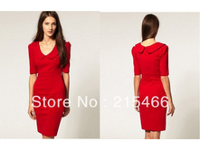 Free-Shipping-Lady-s-One-piece-Red-Spring-Summer-Autumn-Dress-Vintage-Turn-down-Collar-Knee.jpg
