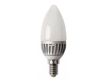 PL*ED-C37  5.5=40w 2700K 400 Lm E14�230/50