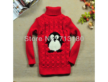 Chritmas-Free-Shipping-Winter-Girls-Clothing-Cotton-three-color-Penguin-Turtleneck-Sweater-Children-s-Outerwear-Thick.jpg