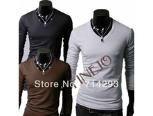 New-Slim-Fit-Cotton-Stylish-V-Neck-Long-Sleeve-Casual-Men-s-T-Shirt-Tops-Black.jpg