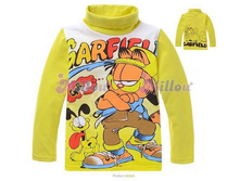 http://www.aliexpress.com/item/Free-Ship-6pcs-lot-95-140-Kids-Cartoon-Clothes-Yellow-Garfield-Long-Sleeved-Shirt-Cotton-Material/994674446.html