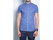 Punkin Machine blue flowers 