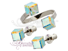 KOSTKA �������� � ����������� Swarovski.5540-1080-7056 + 5570-3003-7056_1112 ���