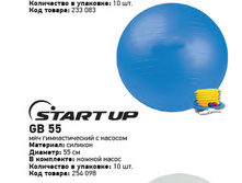 ��� �������������� Start Up GB55 � �������, 55�� (Gym Ball), 220���