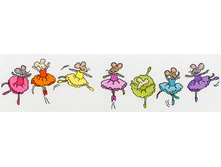 Row of…Sugar Plum Mice