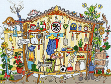 Cut Thru’ Garden Shed