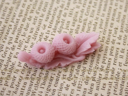 Веточка хризантем Resin Blossoms сиреневая_19р.JPG